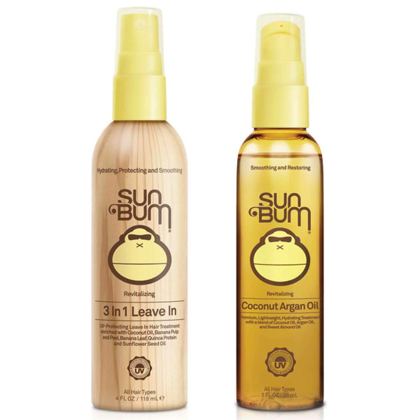 Sun Bum Hair Care (Coconut Argan Oil / 3in1 Leave In Conditioner)