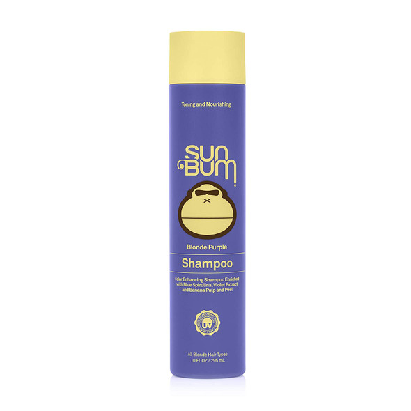 Sun Bum Blonde Shampoo I UV Protecting and Cruelty Free Color Enhancing and Toning Hair Wash for Blondes I 10 Oz