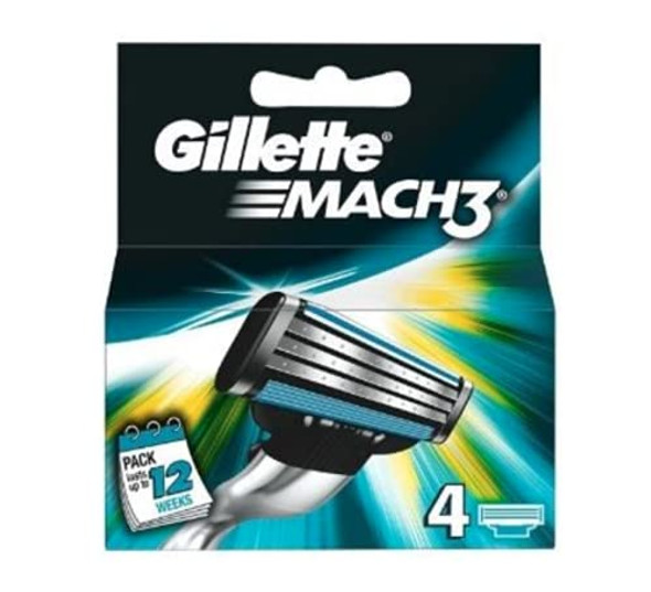 GILLETTE MACH 3 BLADES , Pack of 4