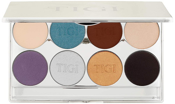 TIGI Cosmetics High Density Eyeshadow Palette, Midnight Black, 0.9 Ounce