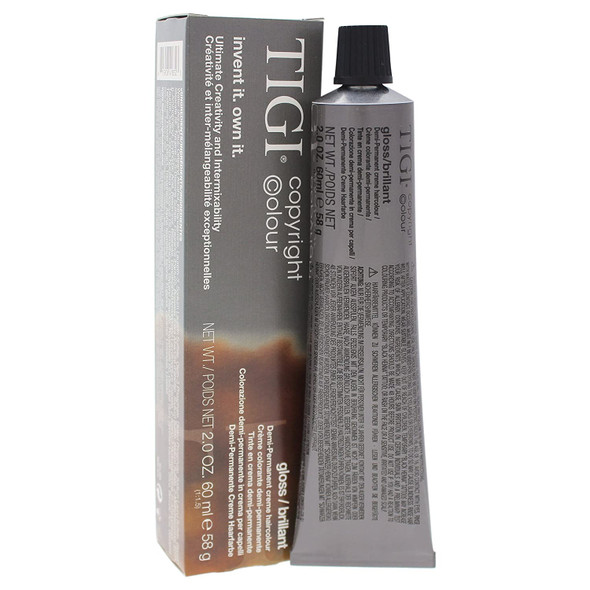 TIGI Colour Gloss Creme Hair Color for Unisex, No. 6/34 Dark Golden Copper Blonde, 2 Ounce