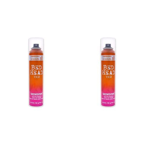 TIGI Bed Head Showdown Anti-Frizz Hairspray Unisex Hair Spray 5.5 oz (Pack of 2)