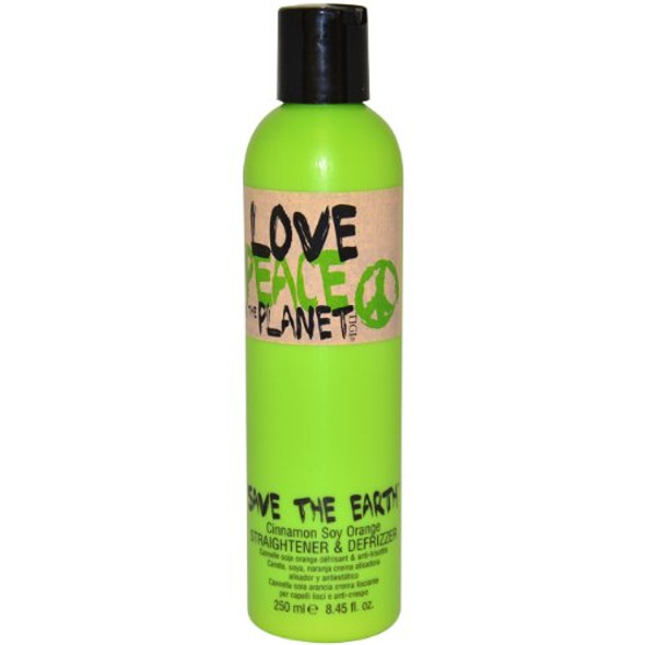 TIGI Love Peace and The Planet Save The Earth Straightener and Defrizzer, 8.45 Ounce