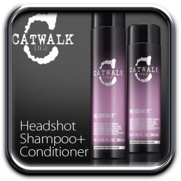 Tigi Catwalk Headshot Shampoo 10.14 oz & Conditioner 8.45 oz