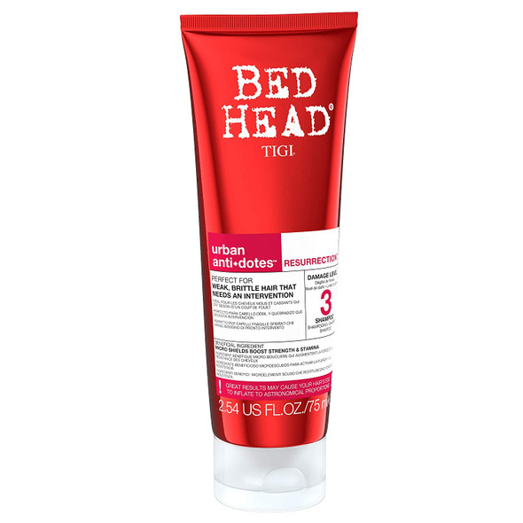 TIGI Bed Head Urban Antidotes Resurrection Shampoo for Unisex, 2.54 Ounce