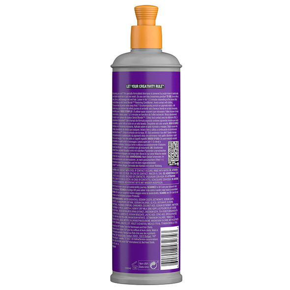 Bed Head by TIGI Serial Blonde Purple Shampoo for Cool Blonde Hair 13.53 fl oz