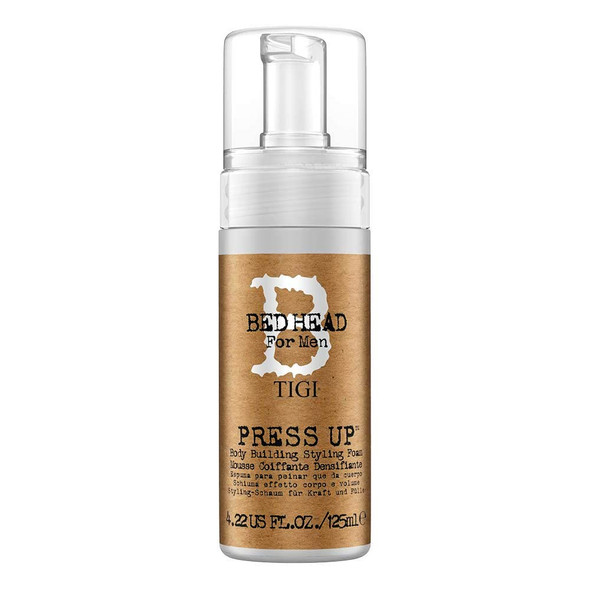 Bed Head for Men by Tigi Press Up Mens Thickening Mousse for Volume 125 ml
