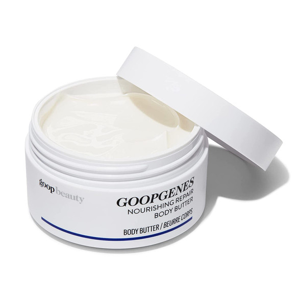 goop GOOPGENES Nourishing Repair Body Butter - Ultrahydrating Body Lotion for Dry Skin - Clinically Proven to Leave Skin Feeling Silky-Soft, Smooth, Firm, & Toned - 180 mL