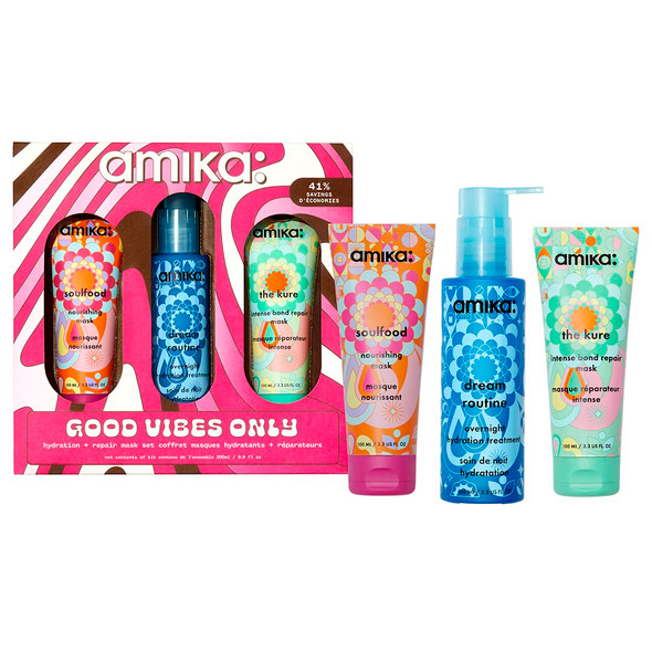 Good Vibes Only Hydration and Repair Mask Set  amika