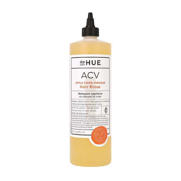 dpHUE Apple Cider Vinegar Hair Rinse 20 oz  Shampoo Alternative  Scalp Cleanser  Removes Buildup  Protects Natural Hair Oils