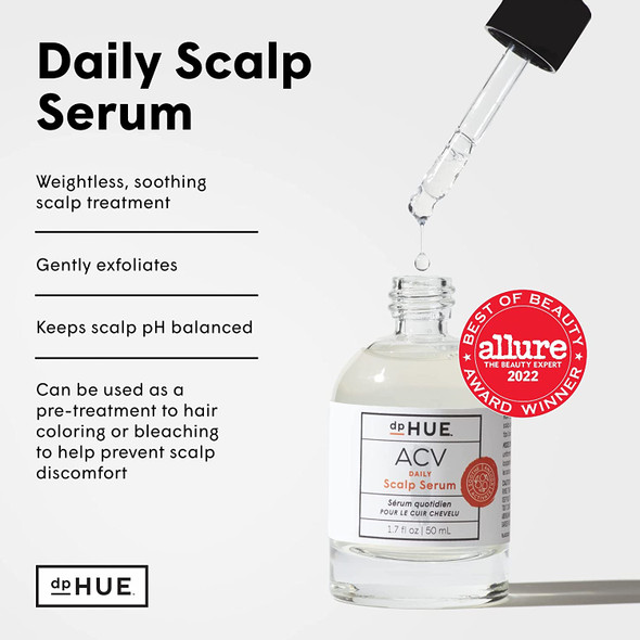 dpHUE ACV Daily Scalp Serum  1.7 fl oz  Helps Soothe Dry Scalps  Activate Healthy Hair Growth  Formulated with Hyaluronic Acid