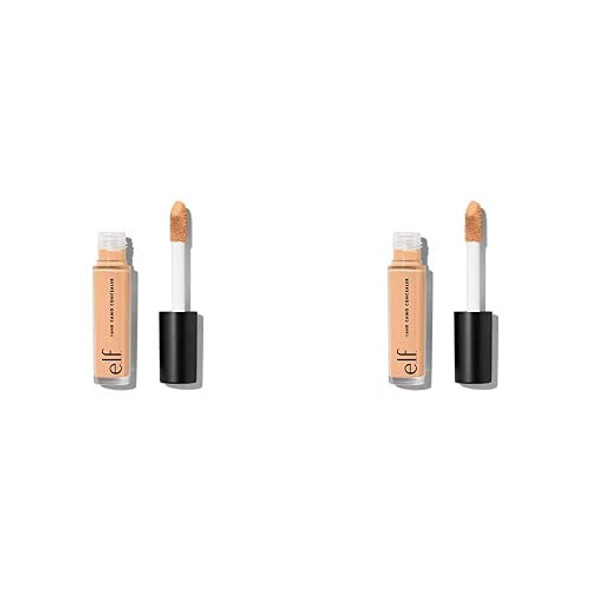 e.l.f. 16HR Camo Concealer Full Coverage  Highly Pigmented Matte Finish Medium Beige 0.203 Fl Oz 6mL Pack of 2