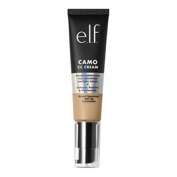 e.l.f. Camo CC Cream Color Correcting MediumToFull Coverage Foundation with SPF 30 Light 205 N 1.05 Oz 30g