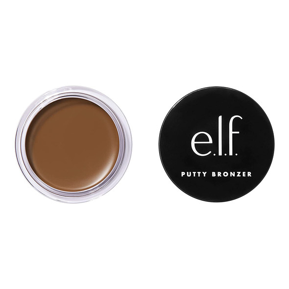 e.l.f. Putty Bronzer Creamy  Highly Pigmented Formula Creates a LongLasting Bronzed Belle Glow Infused with Argan Oil  Vitamin E 0.35 Oz