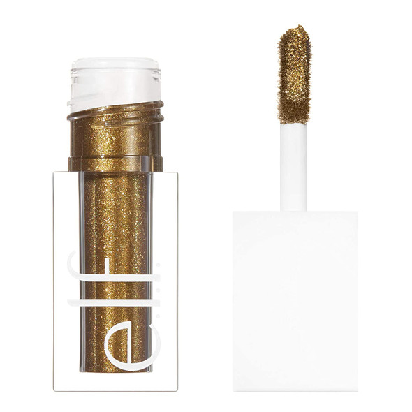 e.l.f. Liquid Glitter Eyeshadow Long Lasting QuickDrying Opaque GelBased Formula Creates HighImpact MultiDimensional Eye Looks Dirty Martini 0.10 Fl Oz