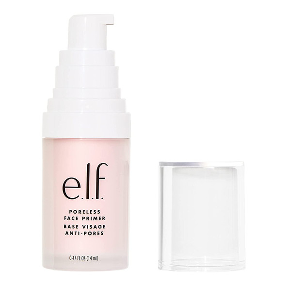 e.l.f. Poreless Face Primer Restoring Makeup Primer For A Flawless Smooth Canvas Infused With Tea Tree  Vitamin A Vegan  CrueltyFree .47 Oz