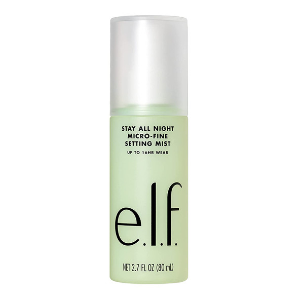e.l.f. Stay All Night MicroFine Setting Mist Hydrating  Refreshing Makeup Setting Spray For 16HR Weartime Vegan  CrueltyFree 2.7 Fl Oz