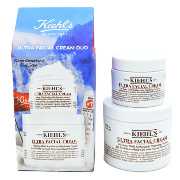 Kiehls Ultra Facial Cream Duo Set  4.2 oz/ 125 mL  1.7 oz/ 50 mL