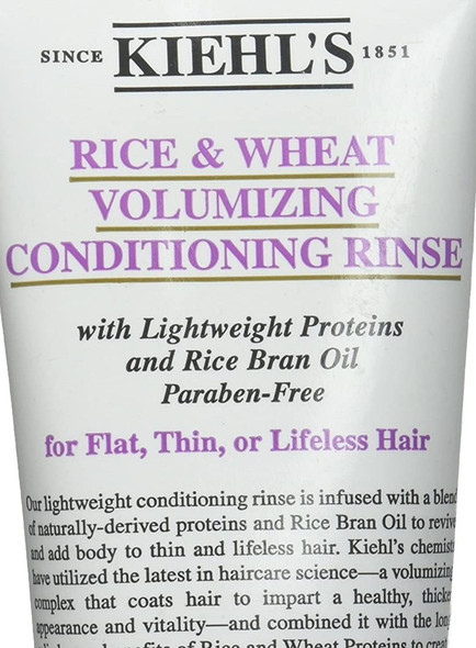 Kiehls Rice and Wheat Volumizing Conditioning Rinse 6.8 Ounce