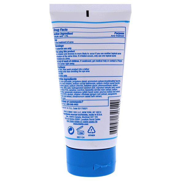 Kiehls Blue Herbal Acne Cleanser Treatment 5oz 150ml