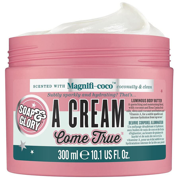 Soap  Glory Magnificoco Body Butter  Coconut Body Butter with Rosa Canina Fruit Oils Vitamin A  Shea Butter  Rich Moisturizing Cream for Dehydrated Skin  HolidayWorthing Soft Skin 300ml