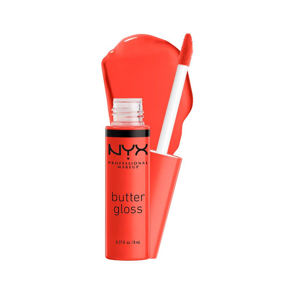 NYX PROFESSIONAL MAKEUP Butter Gloss, Non-Sticky Lip Gloss - Orangesicle (Orange)