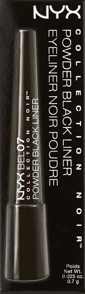 NYX Professional Makeup Collection Noir Powder Eye Liner, Black, 0.05 Ounce