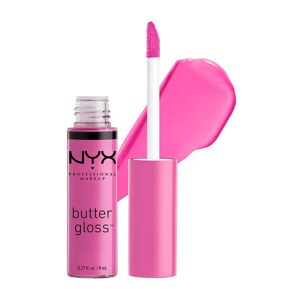 NYX PROFESSIONAL MAKEUP Butter Gloss, Cotton Candy, 0.27 Ounce
