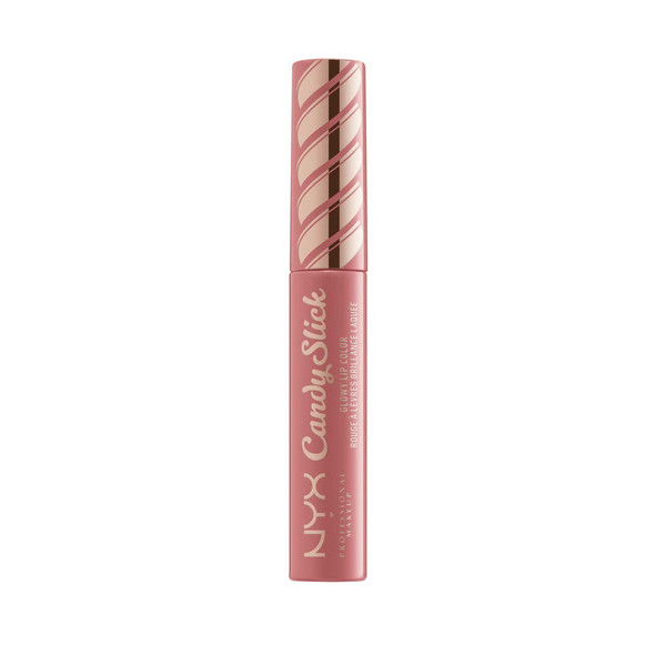 NYX PROFESSIONAL MAKEUP Candy Slick Glowy Lip Color Gloss - Sugarcoated Kissed (Peachy Nude)