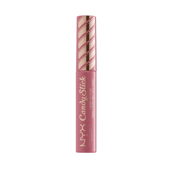 NYX PROFESSIONAL MAKEUP Candy Slick Glowy Lip Color Gloss - Cream Bee (Dusty Rose)