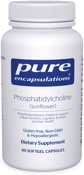 Pure Encapsulations - Phosphatidylcholine - Support for Cellular and Cognitive Function and Liver Health - 90 Softgel Capsules