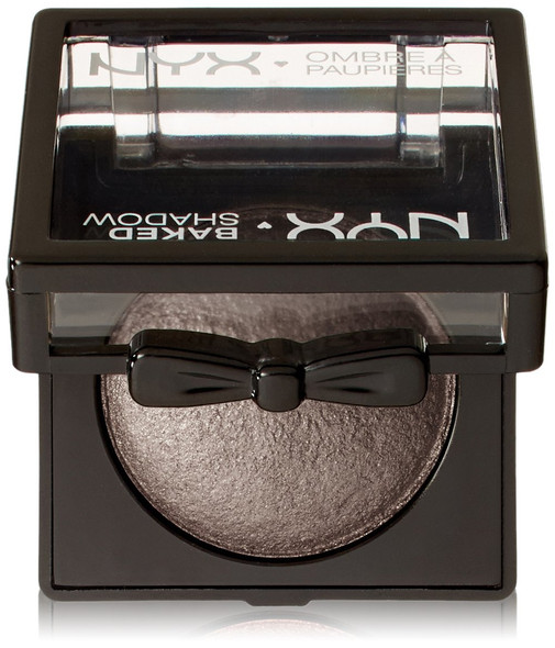 NYX Professional Makeup Baked Eyeshadow, Silver Haze, 0.1 Ounce