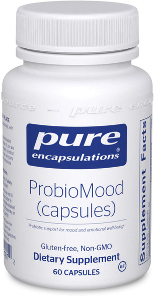 Pure Encapsulations - ProbioMood - Shelf Stable Probiotic Combination Designed to Support Emotional Well-Being - 60 Capsules