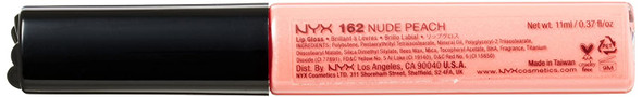 NYX Professional Makeup Mega Shine Lip Gloss, Nude Peach, 0.37 Fl. Oz.