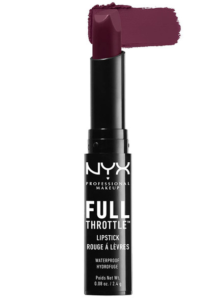 NYX Cosmetics Full Throttle Lipstick Night Crawler