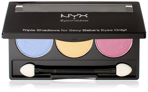 NYX Professional Makeup Triple Eyeshadows, Team Spirit, 0.162 Ounce