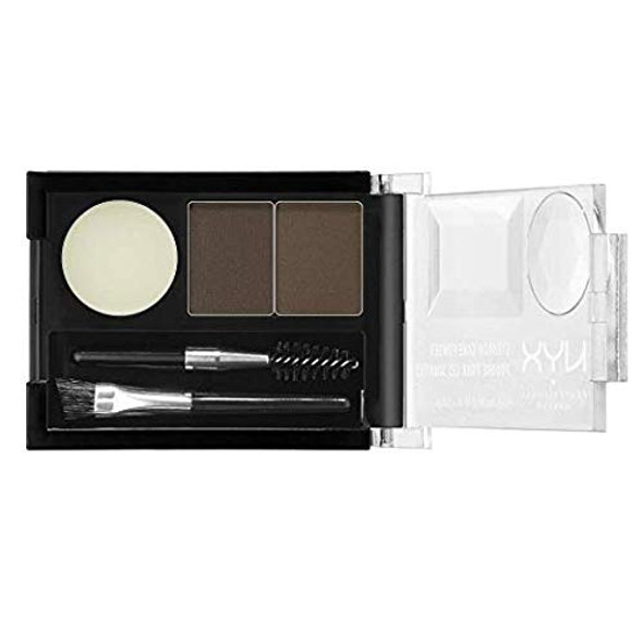 NYX Eyebrow Cake Powder, Dark Brown/Brown