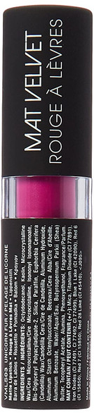 NYX Professional Makeup Velvet Matte Lipstick, Unicorn Fur, 0.14 Ounce