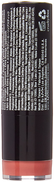 NYX PROFESSIONAL MAKEUP Extra Creamy Round Lipstick, Mars, 0.14 Ounce