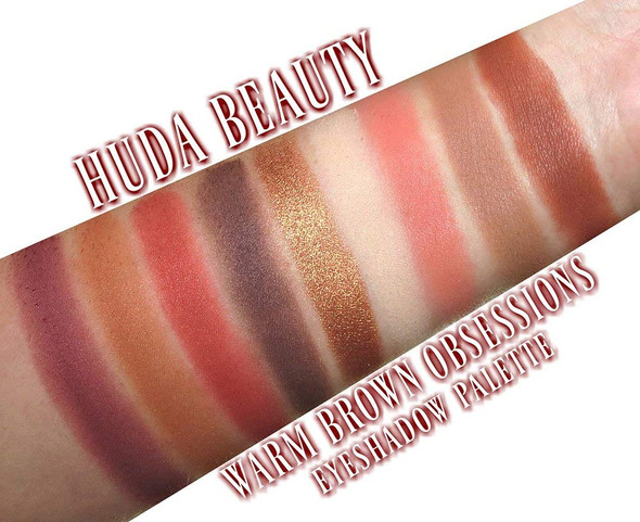 Huda Beauty Obsessions Eye Shadow Palettes, Warm Brown