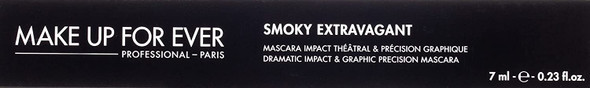 Make Up For Ever Smoky Extravagant Mascara, Black, 0.23 Ounce