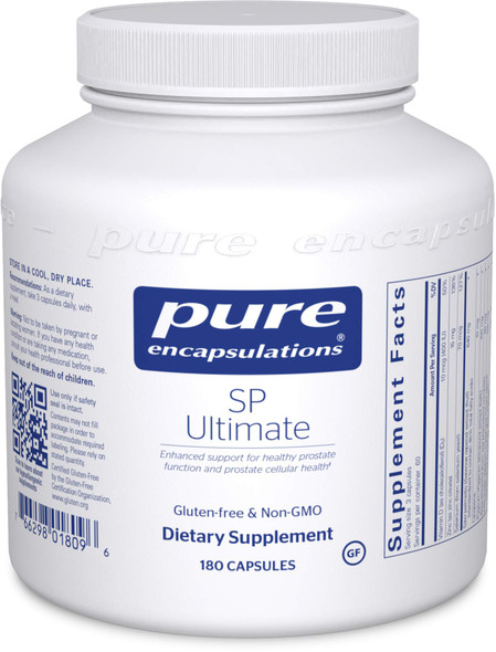 Pure Encapsulations - SP Ultimate - Enhance Support for Healthy Prostate Function and Prostate Cellular Health - 180 Capsules