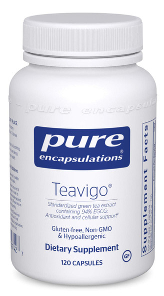 Pure Encapsulations - Teavigo - Hypoallergenic Supplement with Caffeine-Free Green Tea Extract to Provide Antioxidant and Cellular Support - 120 Capsules