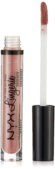 NYX PROFESSIONAL MAKEUP Lip Lingerie Shimmer, Lip Gloss, Honeymoon