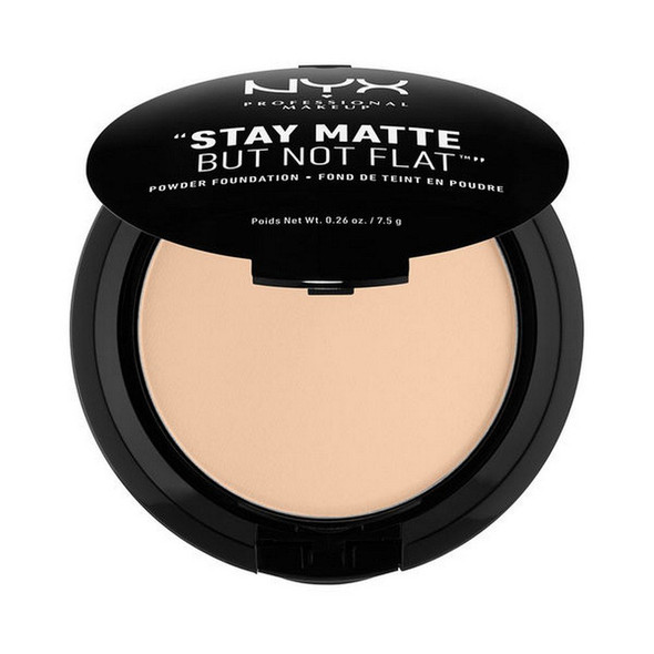 NYX PROFESSIONAL MAKEUP Stay Matte But Not Flat Powder Foundation, Nude Beige