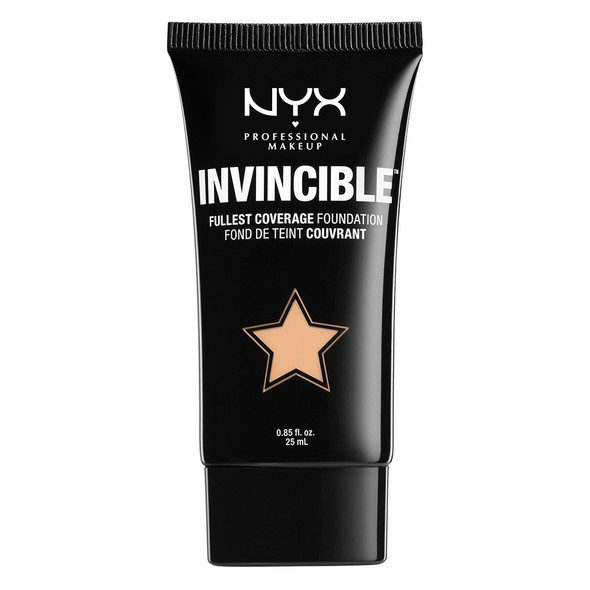 NYX Professional Makeup Invincible Fullest Coverage Foundation, Light, 0.85 Ounce