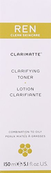 REN Clean Skincare Clarifying Toner, 5.1 Fl Oz