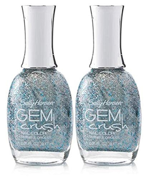 Sally Hansen Gem Crush Nail Color #01 SHOWGIRL CHIC (Pack of 2)