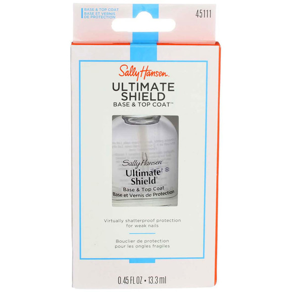 Sally Hansen Ultimate Shield Base & Top Coat 0.45 Ounce (13.3ml) (3 Pack)