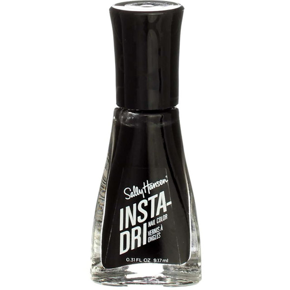 Coty US 7437935 Sally Hansen Insta-Dri Nail Polish44; 496 & 360 Black to Black - Pack of 2